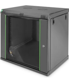 Digitus Wall Mounting Cabinet DN-19 12-U-EC-SW Black