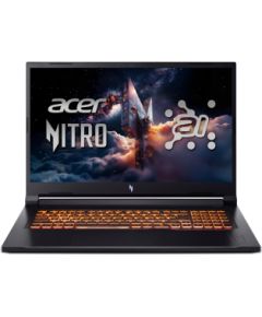 Acer Nitro V 17 AI ANV17-41-R27Z Obsidian Black 17.3 " IPS QHD 2560 x 1440 pixels AMD Ryzen 7 260 32 GB DDR5 Solid-state drive capacity 1000 GB NVIDIA GeForce RTX 5060 GDDR7 8 GB Windows 11 Home 802.11ax Bluetooth version 5.3 Keyboard language US internat