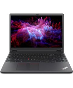 Lenovo ThinkPad P16v Thunder Black 16 " IPS WUXGA 1920 x 1200 Anti-glare AMD Ryzen 7 PRO 7840HS 32 GB SO-DIMM DDR5-5600 Non-ECC Solid-state drive capacity 1000 GB AMD Radeon 780M Graphics Windows 11 Pro 802.11ax Bluetooth version 5.1 Keyboard language Eng