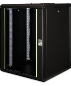 Digitus Wall Mounting Cabinet Unique Series DN-19 16U-6/6-SW Black 82 x 60 x 60 cm