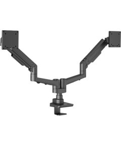 EDBAK Desk Mount DMV02 Dual Swing Arm Height adjustment, Tilt 19-35 " Maximum weight (capacity) 20 kg Black