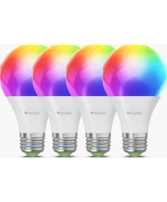 Nanoleaf Essentials Smart A60 Bulb Matter WiFi 900Lm 2700-6500K, 4pcs pack E27 9 W RGBCW