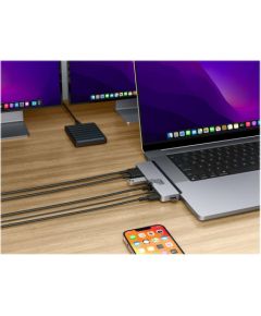 Hyper HyperDrive DUO PRO 7-in-2 USB-C Hub for MacBook Air/Pro 2016-2020 Ethernet LAN (RJ-45) ports 1 HDMI ports quantity 1