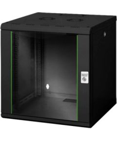 Digitus Wall Mounting Cabinet Unique Series DN-19 12U-6/6-SW Black 60 x 60 cm