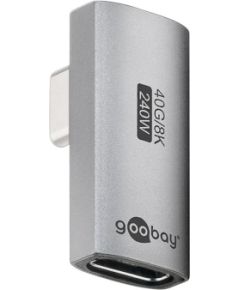 Goobay 74443 USB-C™ Adapter Vertical 90° Rotated, USB4™ Goobay