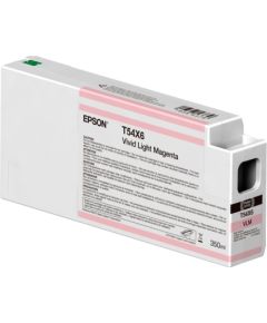 Epson Singlepack T54X60N UltraChrome HDX/HD, 350 ml Ink Cartrige Vivid Light Magenta