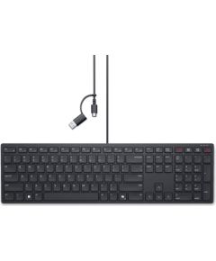 Dell Collaboration Keyboard KB525C Keyboard Wired Ukrainian (QWERTY) Black USB-C