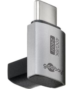 Goobay 74444 USB-C Adapter Vertical 90° Short, USB4 Goobay