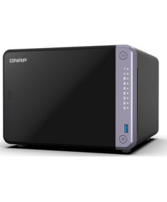 QNAP Cost-effective 6-bay 10GbE NAS TS-632X-4G Alpine AL524 Processor frequency 2 GHz 4 GB DDR4 SODIMM 120W adapter (12VDC), 100-240VAC