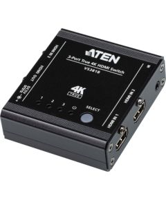 Aten 3-Port True 4K HDMI Switch VS381B Input: 3 x HDMI Type A Female; Output: 1 x HDMI Type A Female