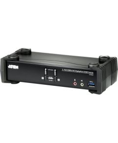 Aten CS1922 2-Port USB 3.0 4K DisplayPort KVMP Switch Aten 2-Port USB 3.0 4K DisplayPort KVMP™ Switch (Cables included) CS1922