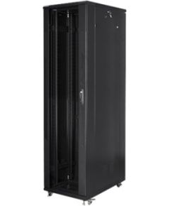 Lanberg Rack cabinet 19" free-standing 47U/800x1000 (flat pack) FF01-8047-12B Black