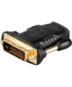 Goobay 68931 HDMI™/DVI-D adapter, gold-plated Goobay