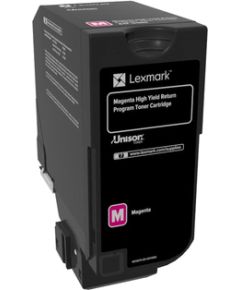 Lexmark 16K Magenta Return Program Toner Cartridge (CX725) Lexmark Magenta