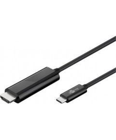 Goobay USB-C HDMI adapter cable (4k 60 Hz) USB-C male HDMI male (type A) USB-C to HDMI 1.8 m
