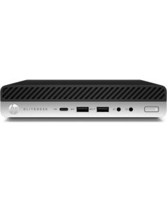 HP EliteDesk 800 G5 i5-9500T| 16GB DDR4|256GB SDD| Windows 11 Pro| Mini PC| черный, серебристый (восстановленный)