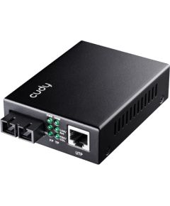 Cudy MC100MA-2 network media converter 1000 Mbit/s 1310 nm Multi-mode Black