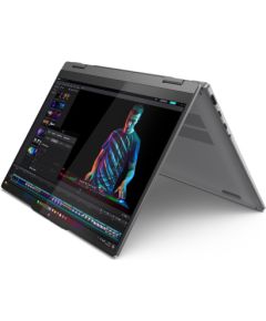 Lenovo IdeaPad 5 2-in-1 14Q8X9 Copilot+ PC Qualcomm Snapdragon X1P-42-100 Hybrid (2-in-1) 35.6 cm (14") Touchscreen WUXGA 16 GB LPDDR5x-SDRAM 512 GB SSD Wi-Fi 7 (802.11be) Windows 11 Pro Grey