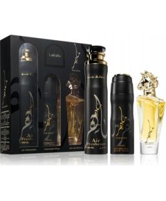 SET LATTAFA Maahir EDP spray 100ml + PERFUMED SPRAY 200ml + AIR FRESHENER 300ml