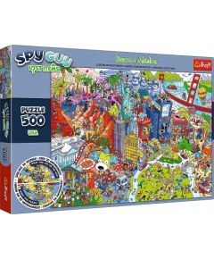 Trefl Puzzle Spy Guy Lost Items USA 500 pieces