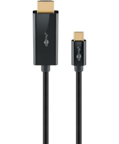Goobay USB-C to HDMI Cable 4K at 60 Hz, 1 m 75696