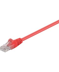 Goobay CAT 5e patch cable, U/UTP 68369 Red