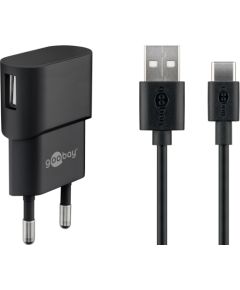 Goobay 45298 USB-C Charger Set (5 W), Cable 1 m