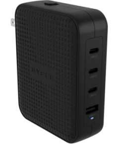 Hyper HyperJuice 145W USB-C GaN Travel Charger with 4 Ports - Black Hyper