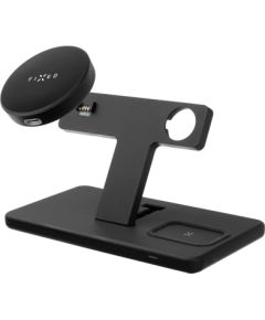 Fixed MagPowerstation 3-in-1 wireless charging stand with MagSafe mount support FIXMPOS-BK
