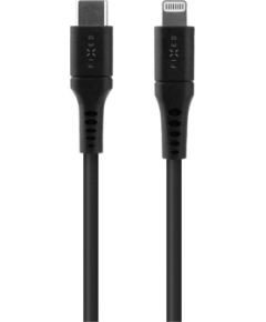 Fixed Liquid Silicone Cable USB-C/Lightning, 1.2m FIXDLS-CL12-BK
