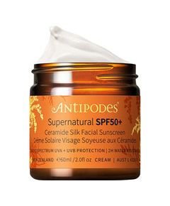 Antipodes Supernatural Ceramide Silk Facial Sunscreen SPF 50+ - Jemný opalovací krém na obličej 60ml
