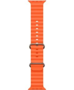iWear   S1 Grooved Soft Silicone 20mm strap for Apple Watch 49mm / 45mm / 44mm / 42mm Orange