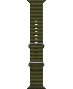 iWear   S1 Grooved Soft Silicone 20mm strap for Apple Watch 49mm / 45mm / 44mm / 42mm Khaki Green