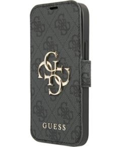 Guess GUBKP13L4GMGGR iPhone 13 Pro | 13 6,1" szary|grey book 4G Big Metal Logo