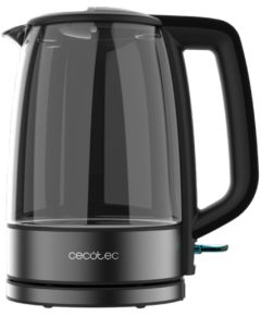 Cecotec Kettle ThermoSense 340 Clear Electric 2200 W 1.7 L Glass 360° rotational base Clear