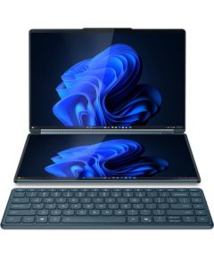 Lenovo Yoga Book 9 14IAH10 Tidal Teal 2x14 " OLED Touchscreen 2.8K WQXGA+ 2880 x 1800 pixels Glossy Intel Core Ultra 7 255H 32 GB Soldered LPDDR5x Solid-state drive capacity 1000 GB Intel Arc Graphics Windows 11 Pro 802.11be Bluetooth version 5.4 Keyboard