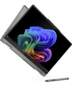 Lenovo IdeaPad 5 2-in-1 14Q8X9 Luna Grey 14 " OLED Touchscreen WUXGA 1920 x 1200 pixels Glossy Snapdragon X X1-26-100 16 GB Soldered LPDDR5x Solid-state drive capacity 512 GB Qualcomm Adreno GPU Windows 11 Home 802.11be Bluetooth version 5.4 Keyboard lang