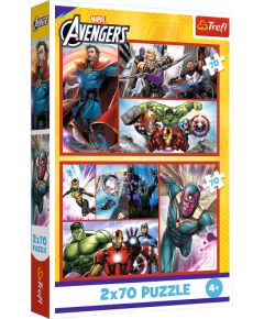 TREFL AVENGERS Pužļu komplekts, 2x70 gab.