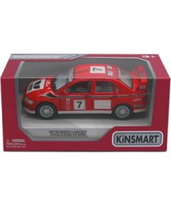 Kinsmart Metāla mašīnas modelis Mitsubishi Lancer Evolution VII WRC kastē 1:36 KT5048W