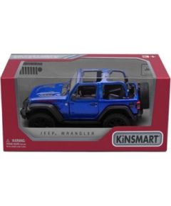 Kinsmart Metāla mašīnas modelis 2018 Jeep Wrangler (Open Top) kastē 1:34 KT412WA