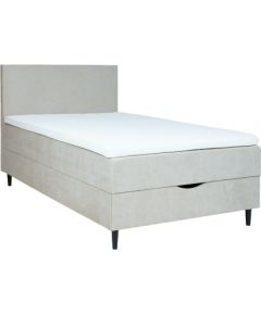 Continental bed LAARA 120x200cm, dark beige