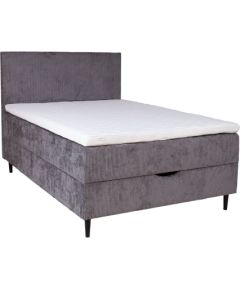 Continental bed LAARA 120x200cm, graphite