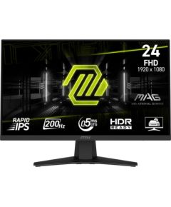 LCD Monitor MSI MAG 244F 23.8" Gaming Matte Panel IPS 1920x1080 16:9 200Hz 0.5 ms Colour Black MAG244F