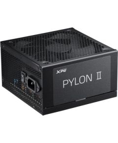 A-data Power Supply ADATA XPG PYLON II ATX 3.1 650 Watts Efficiency 80 PLUS BRONZE MTBF 100000 hours PYLON650IIB-BKCEU