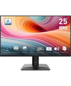 LCD Monitor MSI 24.5" Business Matte Panel IPS 1920x1080 16:9 120Hz 1 ms Speakers Colour Black PROMP252E2