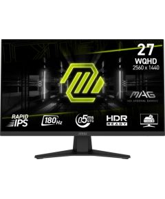 LCD Monitor MSI MAG 274QF 27" Gaming Matte Panel IPS 2560x1440 16:9 180Hz 0.5 ms Colour Black MAG274QF