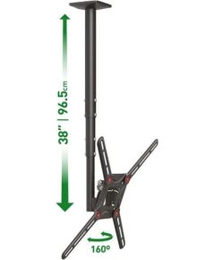 Barkan 3500B.B 29"-65" LED TV, 3 lankstų, lubinis, juodas