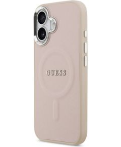 Guess Apple  iPhone 17 PU Saffiano MagSafe Case Pink