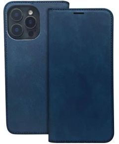 iLike Xiaomi  Redmi Note 14 5G Smart Suede book case Navy Blue
