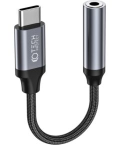 Tech-Protect   Tech-Protect UltraBoost USB-C / 3.5mm mini jack adapter - black